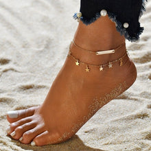 Load image into Gallery viewer, Anklet-Bracelets Bohemian Shell Heart Summer Tortoise Barefoot Girls  ID A114 - 1138 - foxberryparkproducts