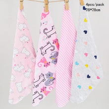 Load image into Gallery viewer, 100% Cotton Newborn Baby Towels Saliva Towel Nursing Towel - foxberryparkproducts