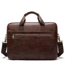 Load image into Gallery viewer, WESTAL Men's  Genuine laptop leather Briefcase - foxberryparkproducts
