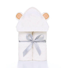 Load image into Gallery viewer, Organic Bamboo Hooded Baby Towel – Ultra Soft and Super Absorbent B - foxberryparkproducts