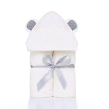 Load image into Gallery viewer, Organic Bamboo Hooded Baby Towel – Ultra Soft and Super Absorbent B - foxberryparkproducts
