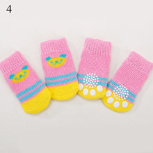 Load image into Gallery viewer, 4Pcs Warm Puppy Dog Shoes Soft Pet Knits Socks - foxberryparkproducts
