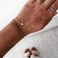 Load image into Gallery viewer, Bracelet Set  New Bohemian Black Rope Chain     ID A114 - 1110 - foxberryparkproducts