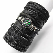 Load image into Gallery viewer, Bracelets 10pcs/set Black Wrap Woven Handmade  Men or Women  ID  A112 - 1105 - foxberryparkproducts