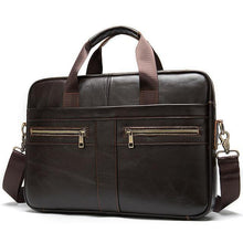 Load image into Gallery viewer, WESTAL Bag men's Genuine Leather laptop Briefcase - foxberryparkproducts