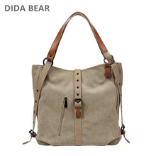 Load image into Gallery viewer, DIDABEAR Brand Canvas Tote Bag - foxberryparkproducts