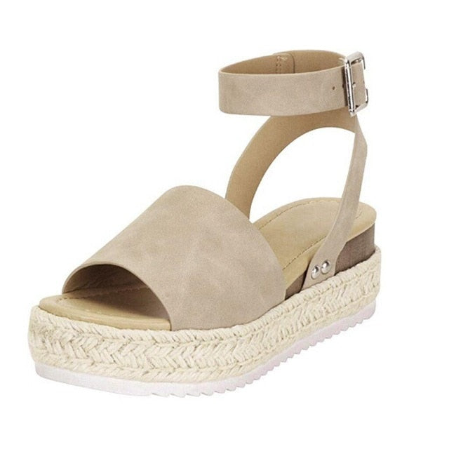 Wedges Shoes For Women High Heels Sandals Summer Shoes 2019 Flip Flop Chaussures Femme Platform Sandals Plus Size 35-43 - foxberryparkproducts
