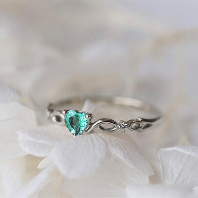Ring Simple Heart ID A113 - 1133 - foxberryparkproducts
