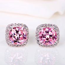 Load image into Gallery viewer, Luxury Female Yellow Pink Stone Earrings - foxberryparkproducts