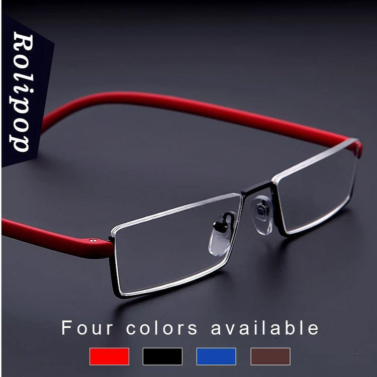 TR90 womens half frame reading glasses for men readers vision magnifying - foxberryparkproducts