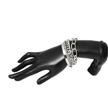 Load image into Gallery viewer, Bracelets PuRui 4pcs Punk Curb Cuban Chain Set     ID A115-1109 - foxberryparkproducts