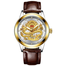 Load image into Gallery viewer, New Golden Mens Watches Top Brand Luxury Chinese Dragon - foxberryparkproducts