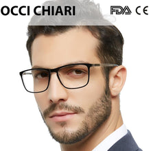 Load image into Gallery viewer, Blue Light blocking Reading Glasses Men Transparent Computer Eyewear Eyeglasses Reading For Men Eyes Glasses leesbril OCCI CHIAR - foxberryparkproducts