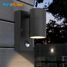 Load image into Gallery viewer, PIR Motion Sensor Outdoor LED Wall Light Waterproof Stainless Steel - foxberryparkproducts