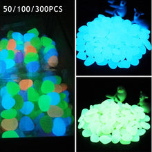 Load image into Gallery viewer, 50/100/300pcs Glow in the Dark Pebbles - foxberryparkproducts