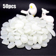 Load image into Gallery viewer, 50/100/300pcs Glow in the Dark Pebbles - foxberryparkproducts