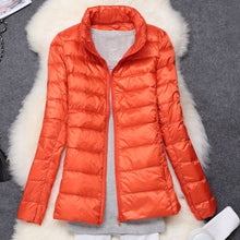 Load image into Gallery viewer, Women Winter Jacket 2020 New Ultra Light Duck Down Parkas - foxberryparkproducts