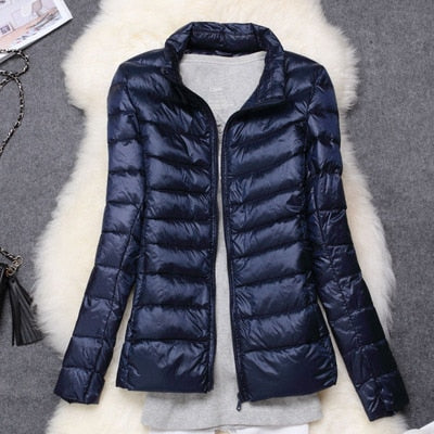 Women Winter Jacket 2020 New Ultra Light Duck Down Parkas - foxberryparkproducts