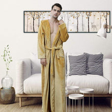 Load image into Gallery viewer, Women Men Winter Plus Size Flannel Robe Extra Long Hooded - foxberryparkproducts