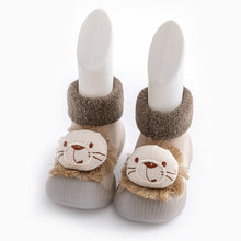 Load image into Gallery viewer, Cute baby sock shoes for winter thick cotton animal styles - foxberryparkproducts