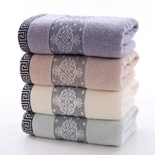 Load image into Gallery viewer, Microfiber Soft Cotton Towels Absorbent Jacquard Rapid Drying Travel - foxberryparkproducts