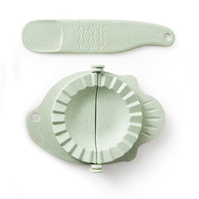 2019 New DIY Dumplings Maker Tool Wheat Straw Jiaozi Pierogi Mold Dumpling Accessories - foxberryparkproducts