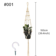 Load image into Gallery viewer, Handmade Macrame Plant Hanger - foxberryparkproducts