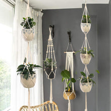 Load image into Gallery viewer, Handmade Macrame Plant Hanger - foxberryparkproducts