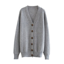 Load image into Gallery viewer, toppies 2021 winter white cardigan sweater womens single breasted knitted jacket coat fashion oversized sweater - foxberryparkproducts