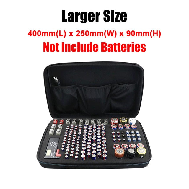 Save All Of Your Different Batteries In This Perfect Portable Storage Box With Tester - foxberryparkproducts