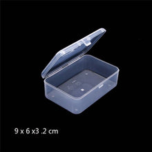 Load image into Gallery viewer, Transparent Plastic Storage Box $5.95 - foxberryparkproducts