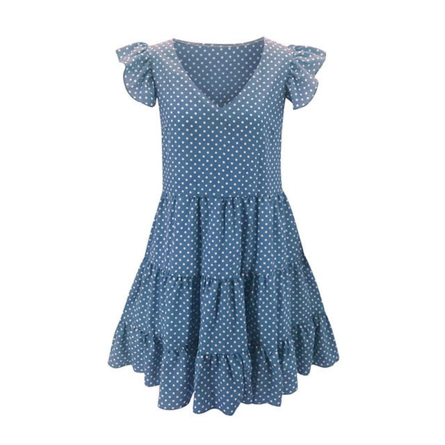 Summer Dress 2021 Women Ruffle Spring Street Sexy Casual - foxberryparkproducts