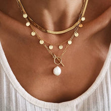 Load image into Gallery viewer, Necklace Butterfly Choker Fashionable Golden Chain Layered    ID  A112 - 1151 - foxberryparkproducts