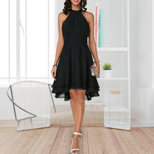 Load image into Gallery viewer, Solid Color Chiffon Party Slim Midi Dress - foxberryparkproducts