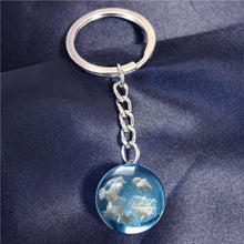 Load image into Gallery viewer, Chic Transparent Resin Rould Ball Moon Pendant Necklace - foxberryparkproducts