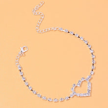 Load image into Gallery viewer, Anklet-Bracelet  Fashion Heart Rhinestone           ID A114 - 1140 - foxberryparkproducts