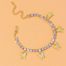Load image into Gallery viewer, Anklet-Bracelet  Fashion Heart Rhinestone           ID A114 - 1140 - foxberryparkproducts