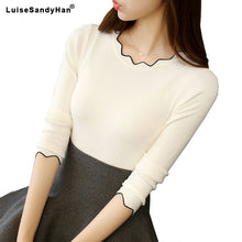 Load image into Gallery viewer, 2021 autumn new women sweaters women head set inside long-sleeved sweater Slim bottoming shirt - foxberryparkproducts