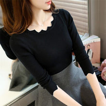 Load image into Gallery viewer, 2021 autumn new women sweaters women head set inside long-sleeved sweater Slim bottoming shirt - foxberryparkproducts
