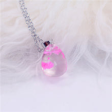 Load image into Gallery viewer, Chic Transparent Resin Rould Ball Moon Pendant Necklace - foxberryparkproducts