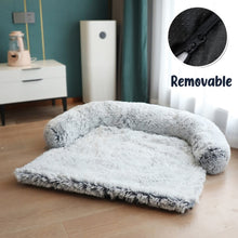 Load image into Gallery viewer, Dog Sofa and Bed Cover Calming Plush Mat - foxberryparkproducts