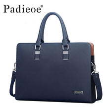 Load image into Gallery viewer, Padieoe Luxury Brand Genuine Leather Fashion Men's Laptop Briefcase - foxberryparkproducts