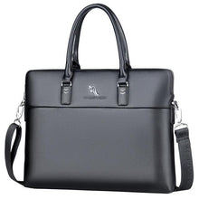 Load image into Gallery viewer, Black  Men Briefcase For Document Laptop Computer - foxberryparkproducts