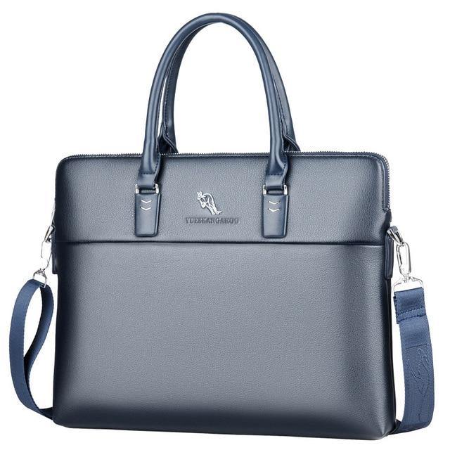 Black Men Briefcase For Document Laptop Computer - foxberryparkproducts