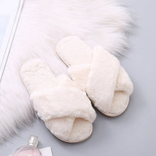 Load image into Gallery viewer, Women's Warm Winter Faux Fur Home Slippers - foxberryparkproducts