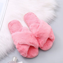 Load image into Gallery viewer, Women's Warm Winter Faux Fur Home Slippers - foxberryparkproducts