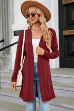 Load image into Gallery viewer, Open Front Long Sleeve Cardigan
