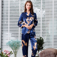 Load image into Gallery viewer, Simulated silk couple sleepwear
