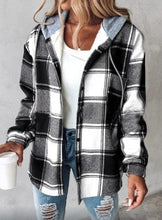 Load image into Gallery viewer, Women&#39;s large plaid style women&#39;s jacket
