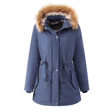 Load image into Gallery viewer, Women&#39;s Thick Lambskin Cotton-padded Coat
